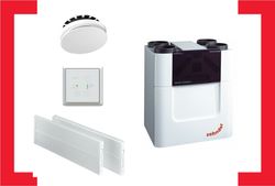 WTW-unit, Zehnder, 400m3/h, D=180mm, 4 bovenaansluitingen